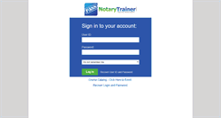 Desktop Screenshot of notarytrainer.coursewebs.com